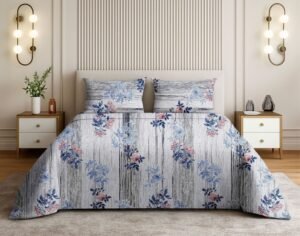Starjoy Sujata Bedsheet-Premium Casement Cotton (90x100 inches)