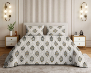 Starjoy Sujata Bedsheet- Premium Casement Cotton Bedsheet (90x100 inches)