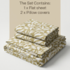 Pure cotton double bedsheet