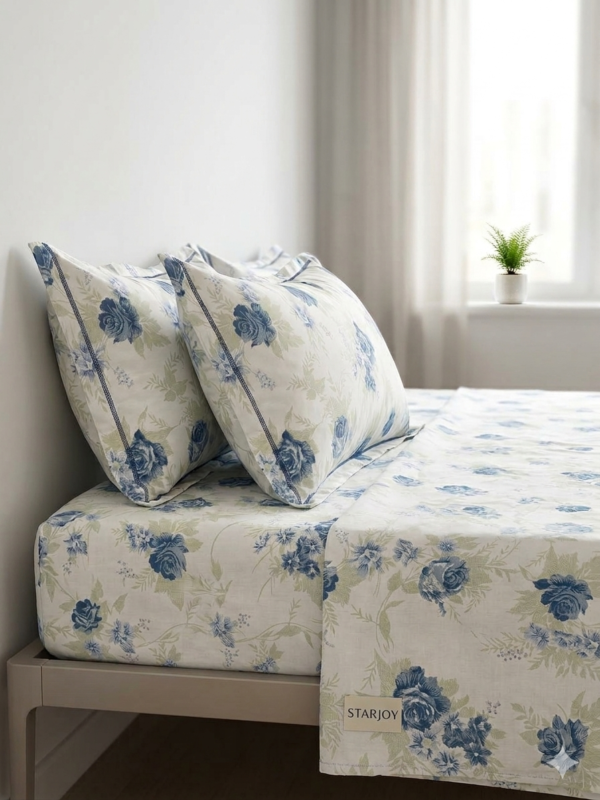 Pure cotton double bedsheet