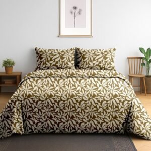 StarJoy TAJ - Pure Cotton- (90x100 inches) | Bedsheet with 2 Pillow covers