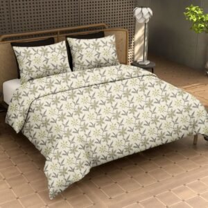 StarJoy TAJ - Pure Cotton- (90x100 inches) | Bedsheet with 2 Pillow covers