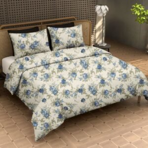 StarJoy TAJ - Pure Cotton- (90x100 inches) | Bedsheet with 2 Pillow covers